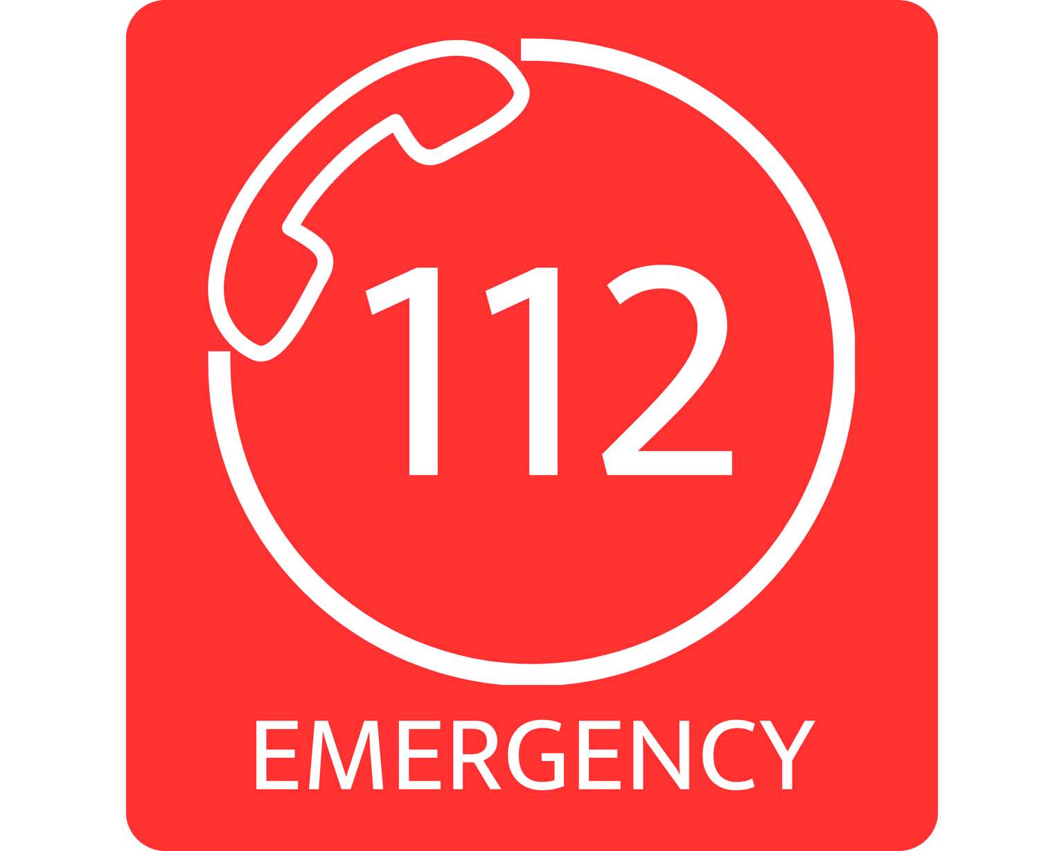 Llamada de urgencia en euros 112